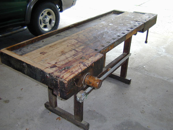 Antique Woodworking Bench For Sale